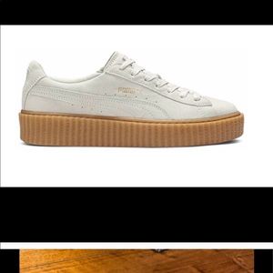 Fenty Suede Women’s Creepers in Star White